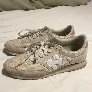Suede new balance trainers